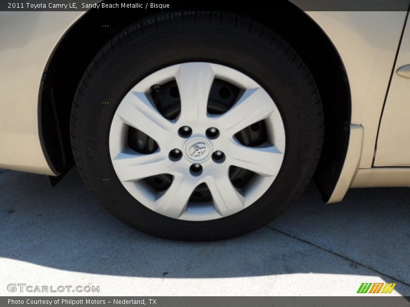 Sandy Beach Metallic / Bisque 2011 Toyota Camry LE