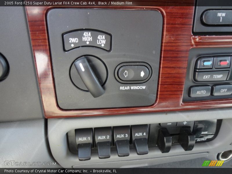 Black / Medium Flint 2005 Ford F250 Super Duty Lariat FX4 Crew Cab 4x4