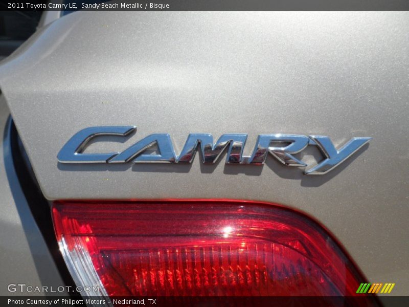 Sandy Beach Metallic / Bisque 2011 Toyota Camry LE