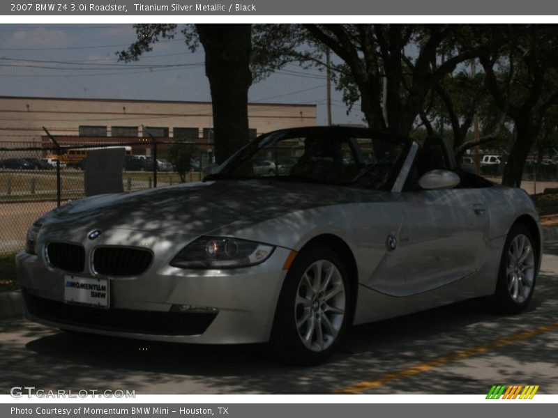 Titanium Silver Metallic / Black 2007 BMW Z4 3.0i Roadster