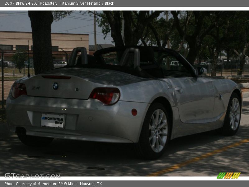 Titanium Silver Metallic / Black 2007 BMW Z4 3.0i Roadster