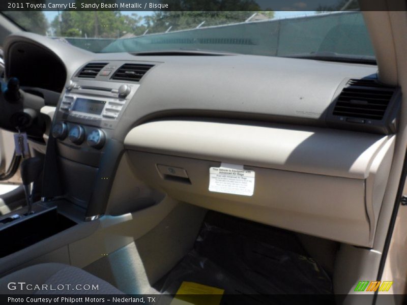 Sandy Beach Metallic / Bisque 2011 Toyota Camry LE