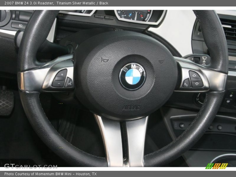 Titanium Silver Metallic / Black 2007 BMW Z4 3.0i Roadster