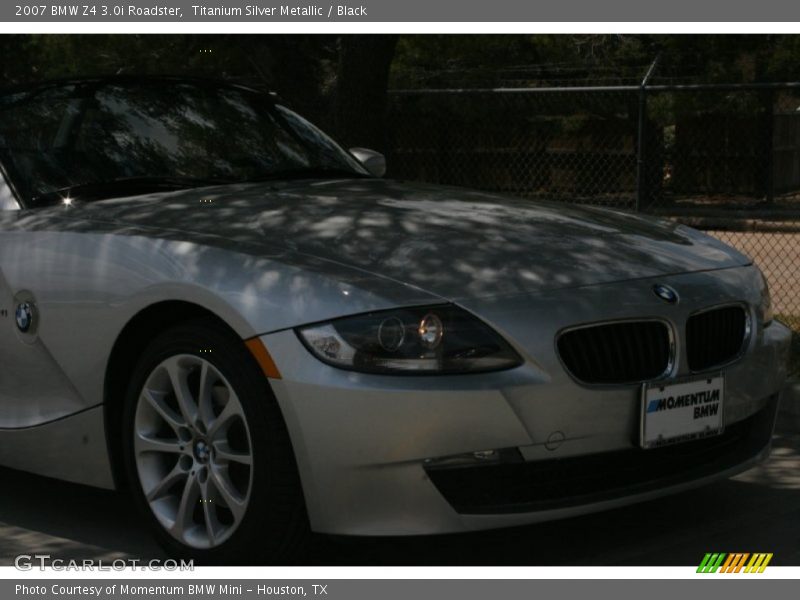 Titanium Silver Metallic / Black 2007 BMW Z4 3.0i Roadster