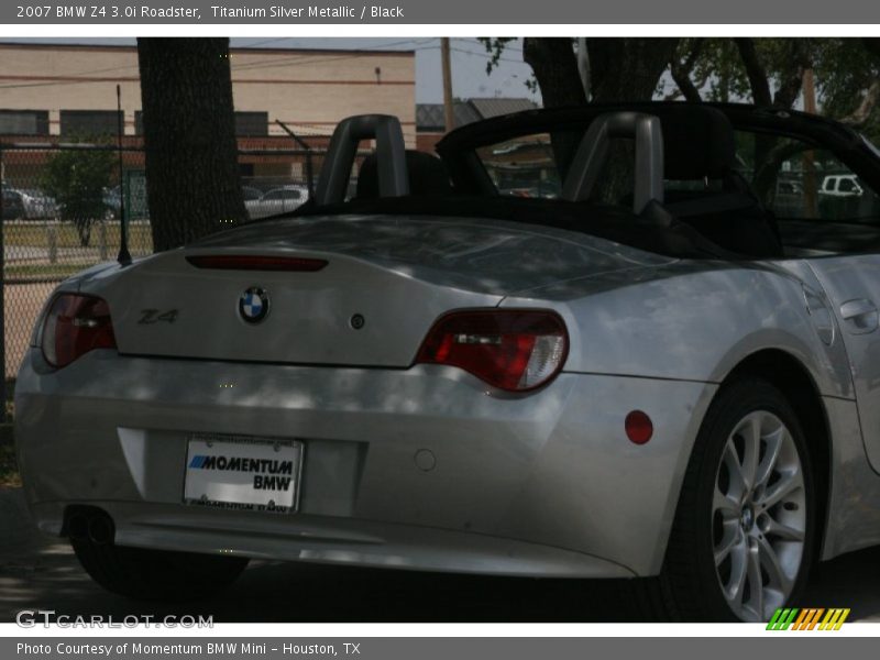 Titanium Silver Metallic / Black 2007 BMW Z4 3.0i Roadster
