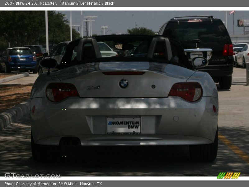 Titanium Silver Metallic / Black 2007 BMW Z4 3.0i Roadster