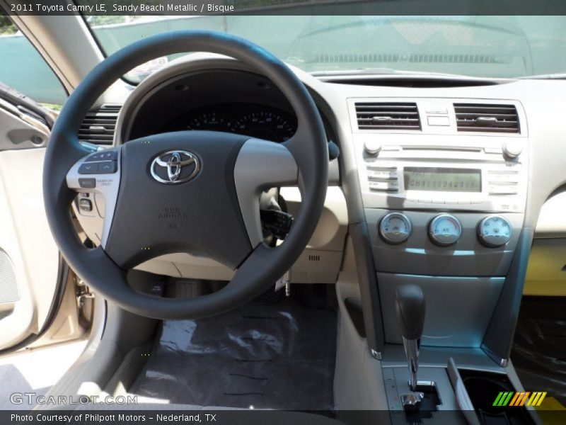 Sandy Beach Metallic / Bisque 2011 Toyota Camry LE