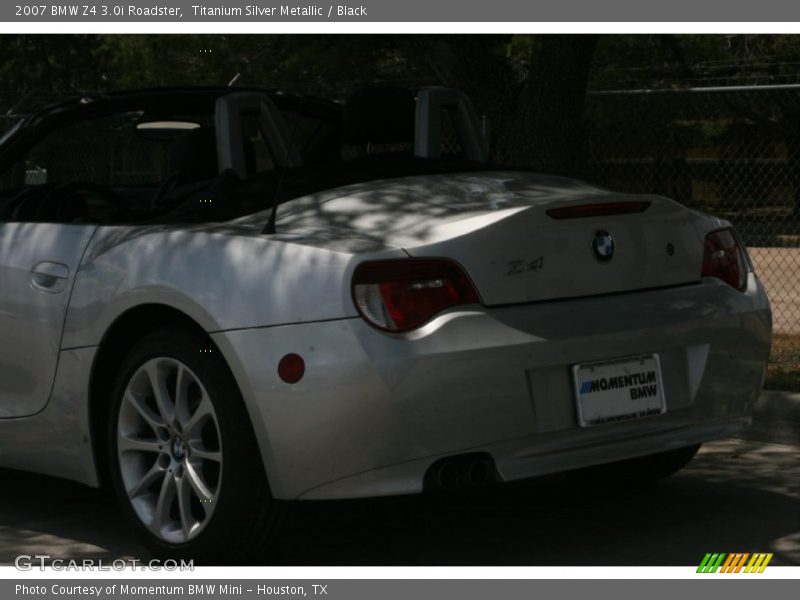 Titanium Silver Metallic / Black 2007 BMW Z4 3.0i Roadster