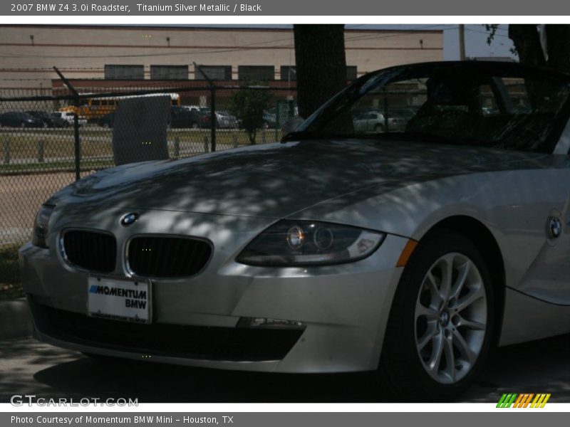 Titanium Silver Metallic / Black 2007 BMW Z4 3.0i Roadster