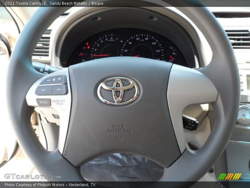 Sandy Beach Metallic / Bisque 2011 Toyota Camry LE