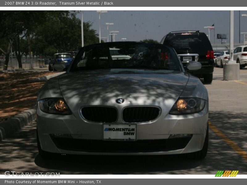 Titanium Silver Metallic / Black 2007 BMW Z4 3.0i Roadster