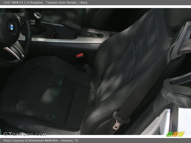 Titanium Silver Metallic / Black 2007 BMW Z4 3.0i Roadster