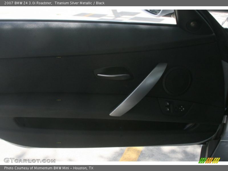 Titanium Silver Metallic / Black 2007 BMW Z4 3.0i Roadster