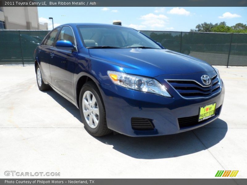 Blue Ribbon Metallic / Ash 2011 Toyota Camry LE
