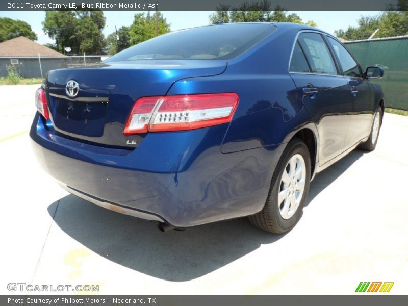 Blue Ribbon Metallic / Ash 2011 Toyota Camry LE