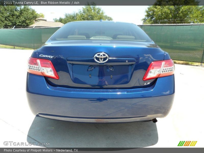 Blue Ribbon Metallic / Ash 2011 Toyota Camry LE