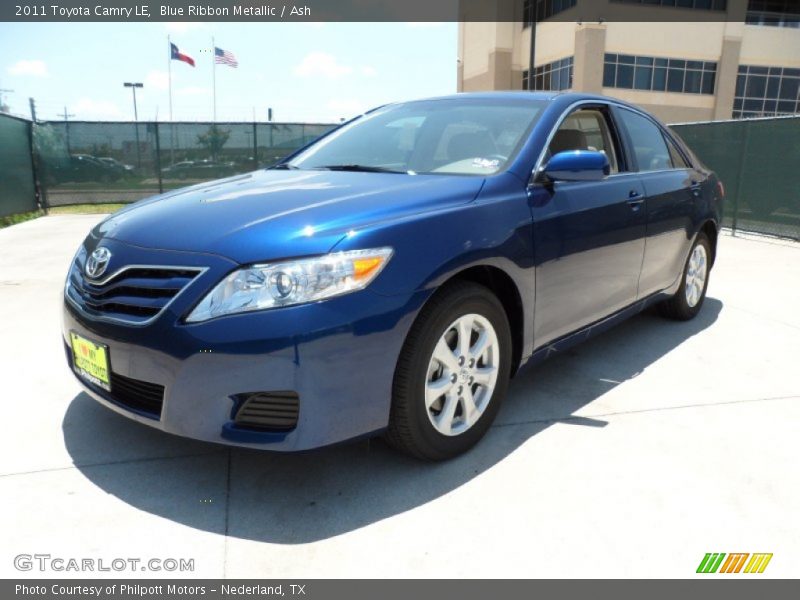 Blue Ribbon Metallic / Ash 2011 Toyota Camry LE