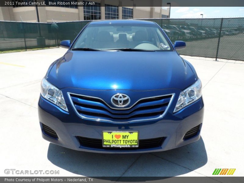 Blue Ribbon Metallic / Ash 2011 Toyota Camry LE