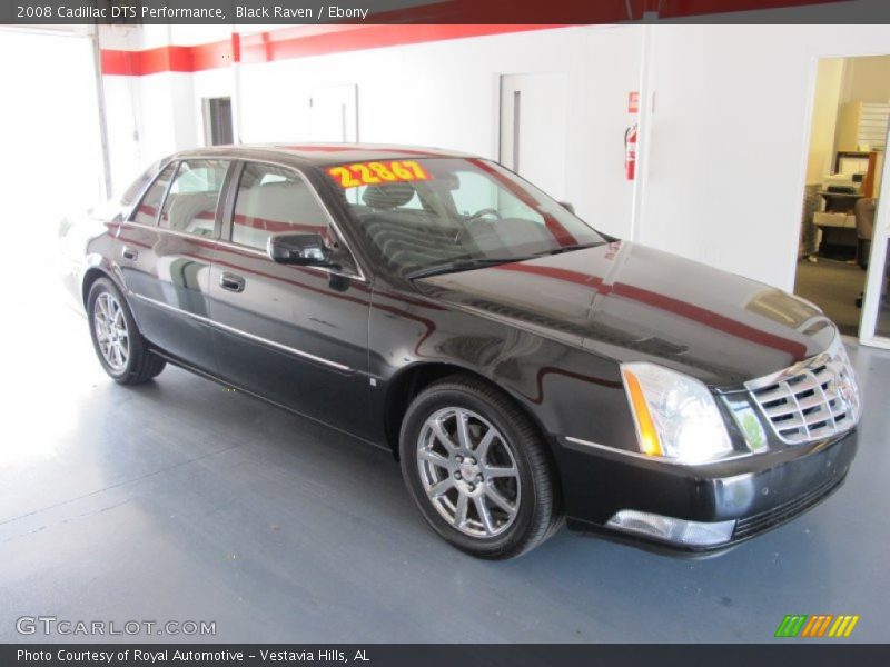 Black Raven / Ebony 2008 Cadillac DTS Performance