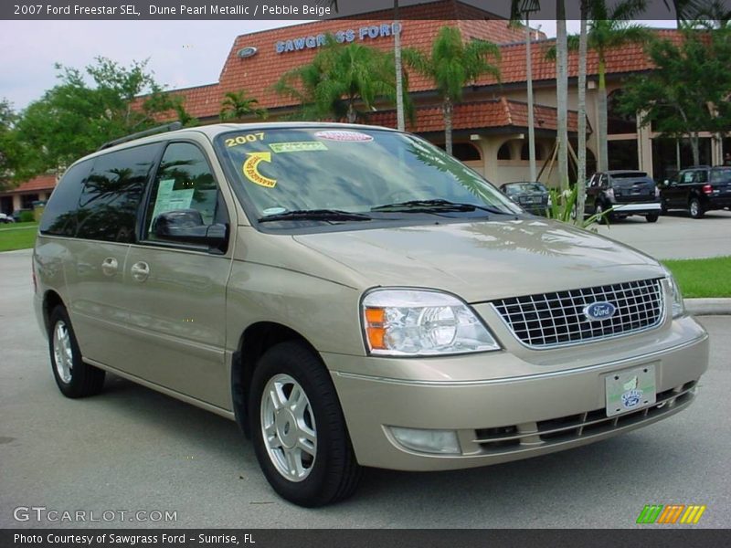 Dune Pearl Metallic / Pebble Beige 2007 Ford Freestar SEL