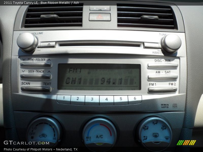 Blue Ribbon Metallic / Ash 2011 Toyota Camry LE