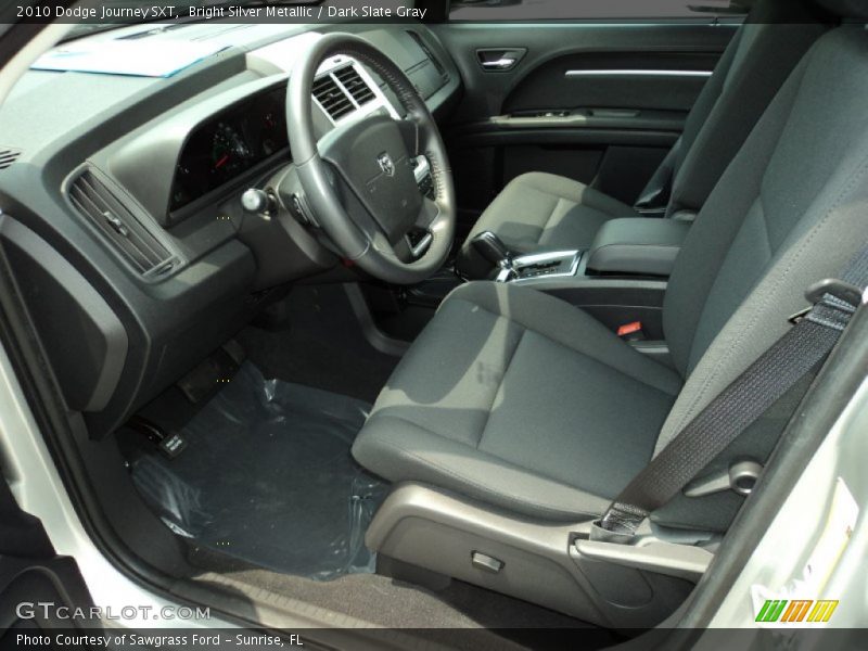 Bright Silver Metallic / Dark Slate Gray 2010 Dodge Journey SXT
