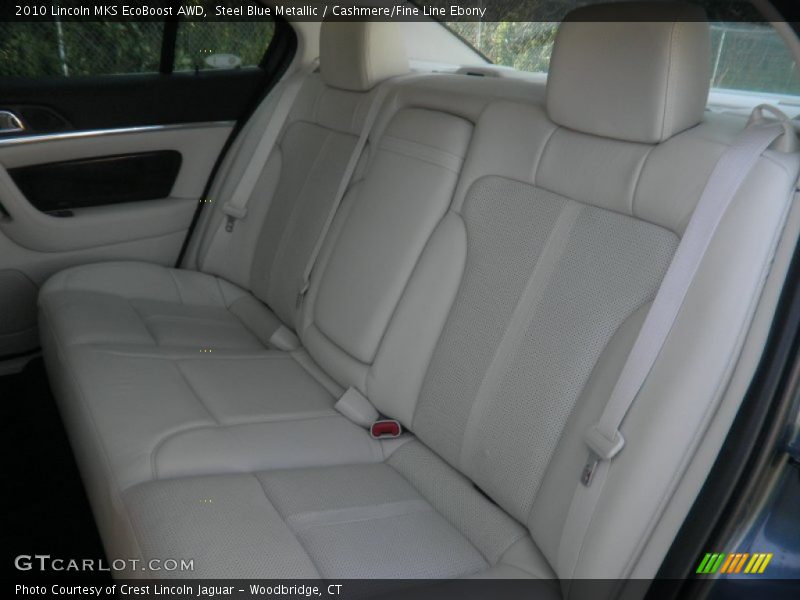 Steel Blue Metallic / Cashmere/Fine Line Ebony 2010 Lincoln MKS EcoBoost AWD