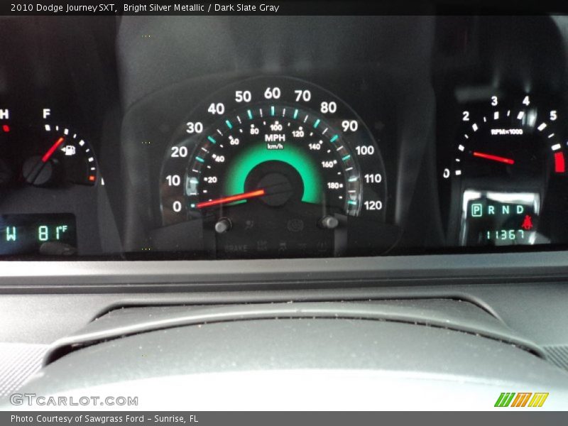 Bright Silver Metallic / Dark Slate Gray 2010 Dodge Journey SXT