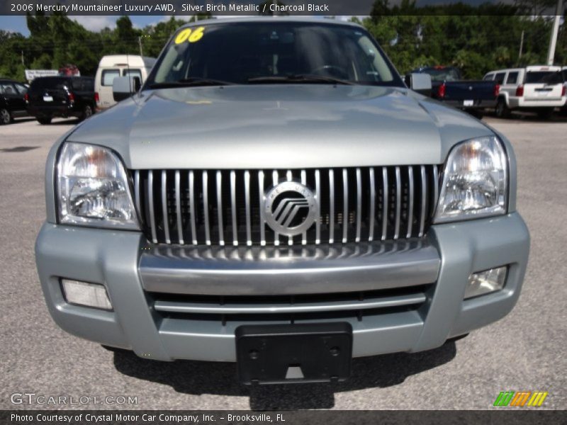 Silver Birch Metallic / Charcoal Black 2006 Mercury Mountaineer Luxury AWD