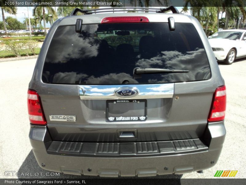 Sterling Grey Metallic / Charcoal Black 2010 Ford Escape Limited