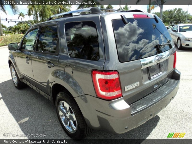 Sterling Grey Metallic / Charcoal Black 2010 Ford Escape Limited