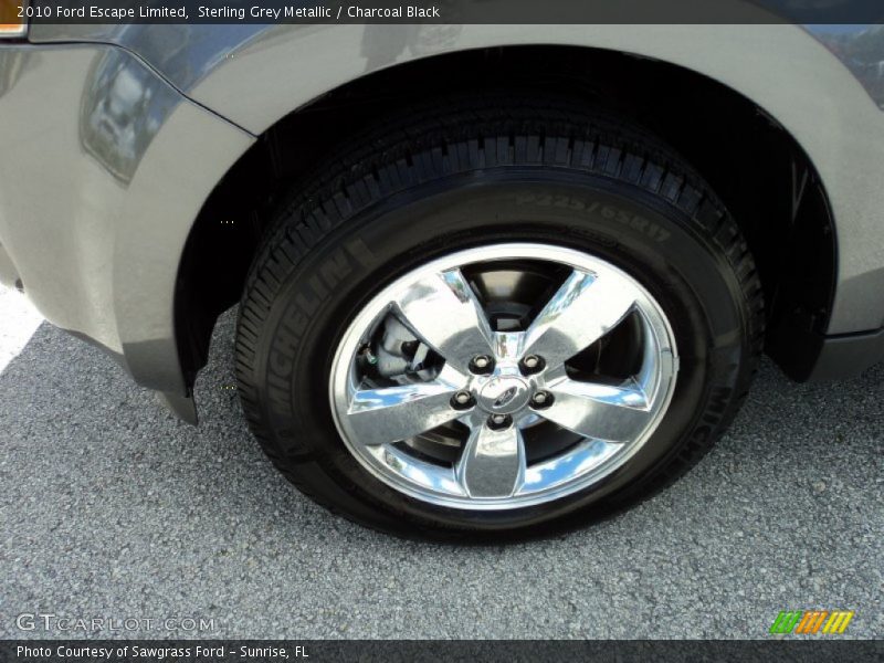 Sterling Grey Metallic / Charcoal Black 2010 Ford Escape Limited