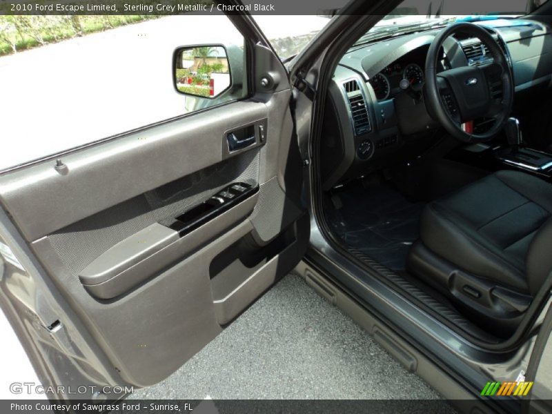 Sterling Grey Metallic / Charcoal Black 2010 Ford Escape Limited