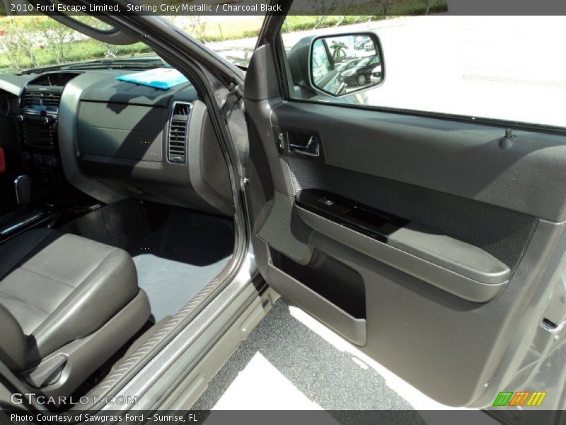 Sterling Grey Metallic / Charcoal Black 2010 Ford Escape Limited