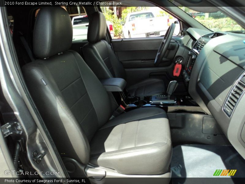 Sterling Grey Metallic / Charcoal Black 2010 Ford Escape Limited