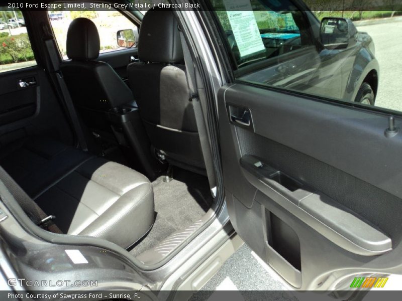 Sterling Grey Metallic / Charcoal Black 2010 Ford Escape Limited