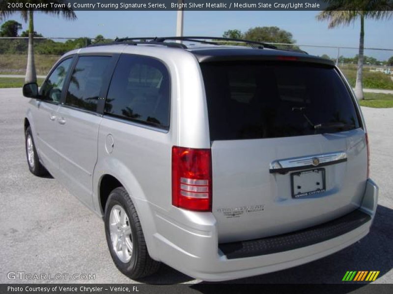 Bright Silver Metallic / Medium Slate Gray/Light Shale 2008 Chrysler Town & Country Touring Signature Series