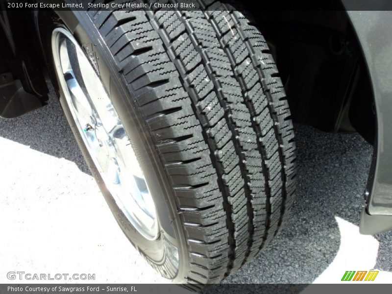 Sterling Grey Metallic / Charcoal Black 2010 Ford Escape Limited