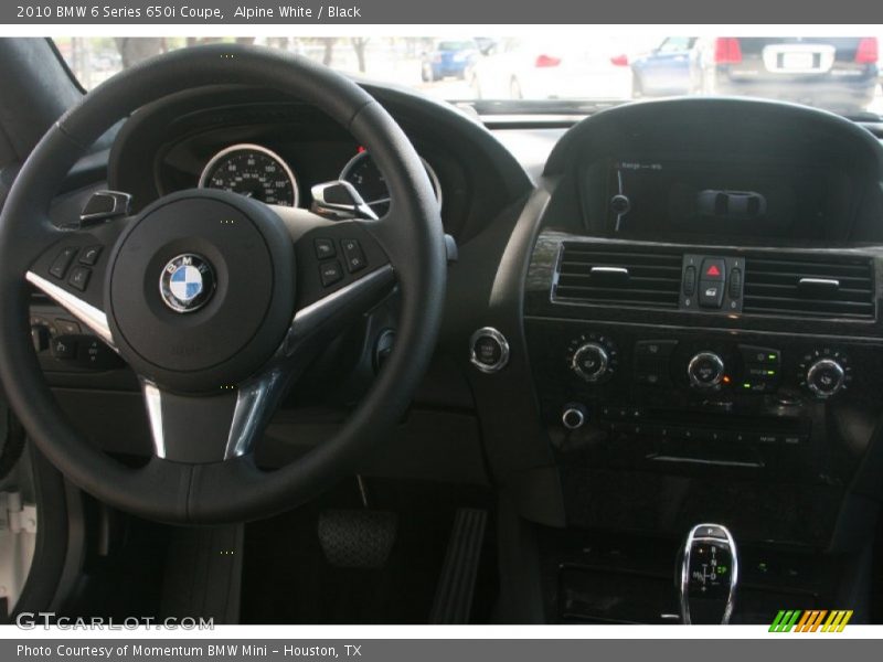 Alpine White / Black 2010 BMW 6 Series 650i Coupe
