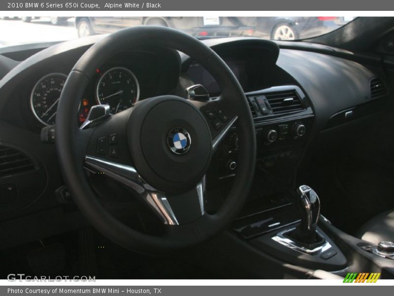 Alpine White / Black 2010 BMW 6 Series 650i Coupe