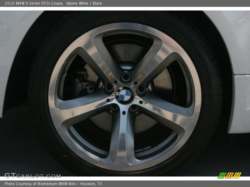 Alpine White / Black 2010 BMW 6 Series 650i Coupe