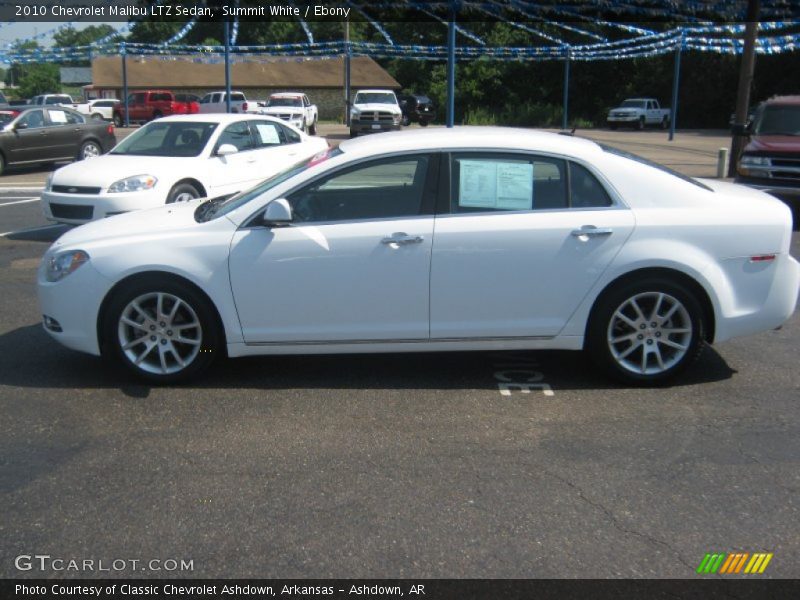 Summit White / Ebony 2010 Chevrolet Malibu LTZ Sedan