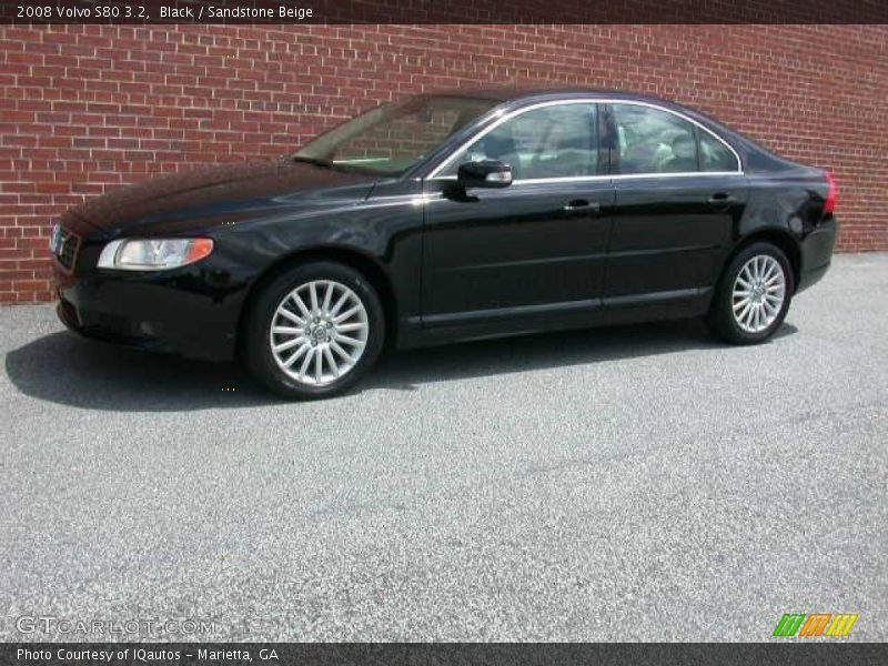 Black / Sandstone Beige 2008 Volvo S80 3.2