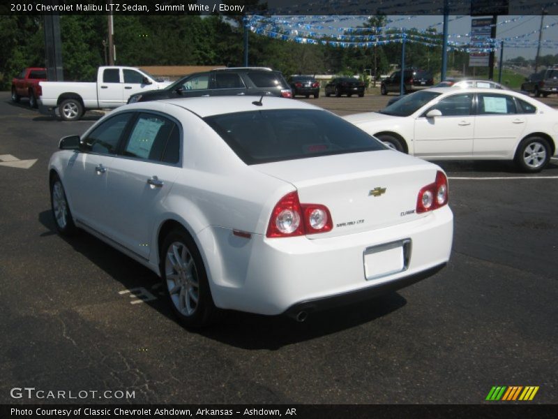 Summit White / Ebony 2010 Chevrolet Malibu LTZ Sedan