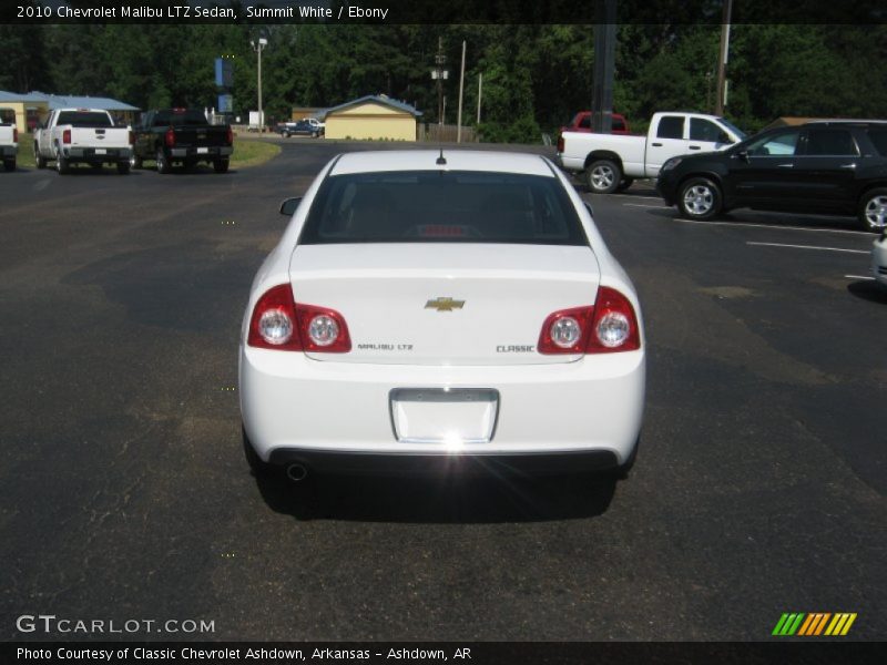 Summit White / Ebony 2010 Chevrolet Malibu LTZ Sedan