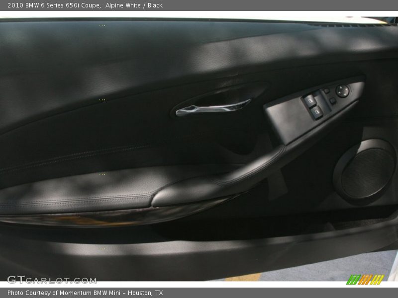 Alpine White / Black 2010 BMW 6 Series 650i Coupe