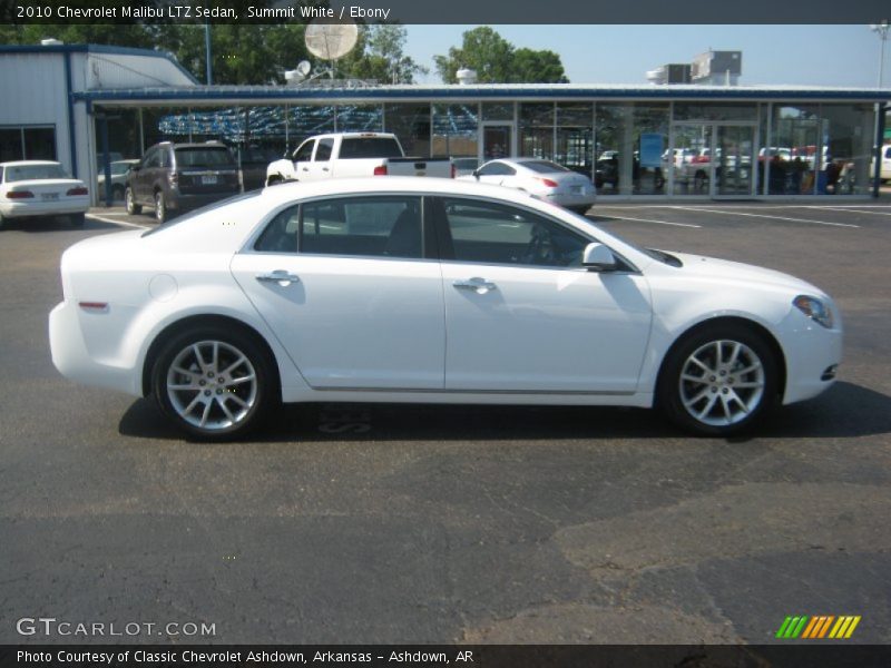 Summit White / Ebony 2010 Chevrolet Malibu LTZ Sedan