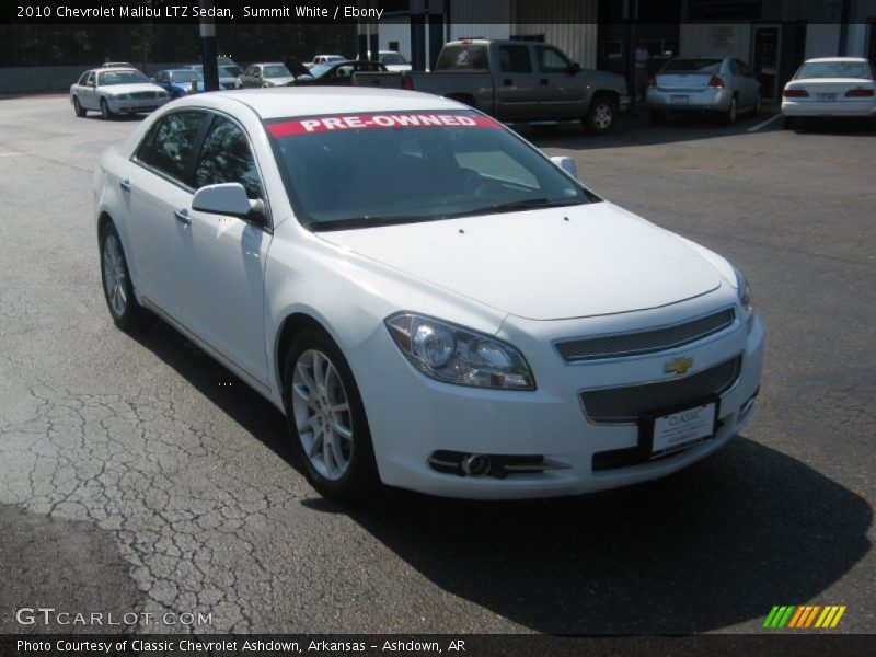 Summit White / Ebony 2010 Chevrolet Malibu LTZ Sedan