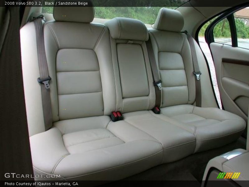 Black / Sandstone Beige 2008 Volvo S80 3.2