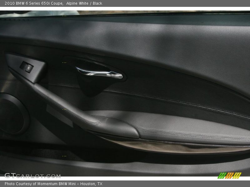Alpine White / Black 2010 BMW 6 Series 650i Coupe